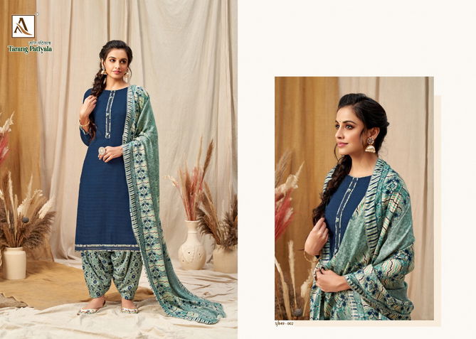 Alok Tarang Patiyala Winter Casual Daily Wear Printed Wool Pashmina Collection